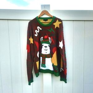 Blizzard Bay Llama Ugly Christmas Sweater | Size XXL